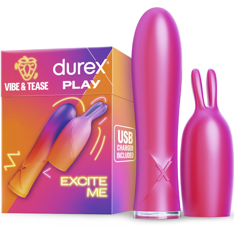 DUREX - TOY VIBRATORE VIBE & TEASE – Vibratori di coniglio