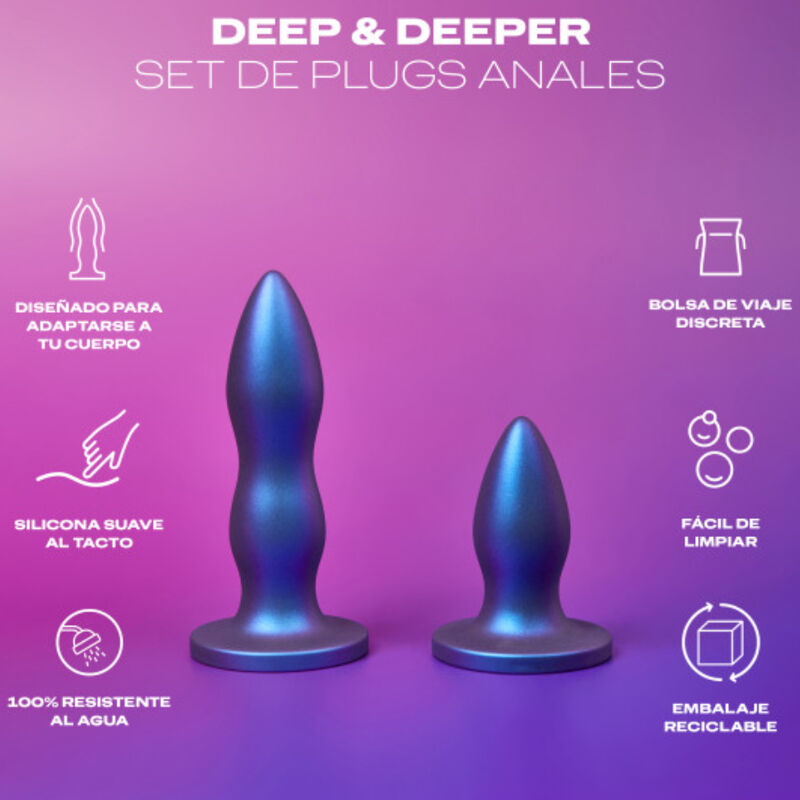 DUREX - TOY SET PLUG ANAL DEEP & DEEPER – Tappi anali – foto 2
