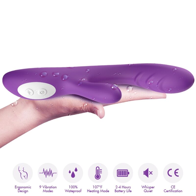 ARMONY - VIBRATORE SPARK EFFETTO CALORE VIOLA – Vibratori a punto G – foto 2