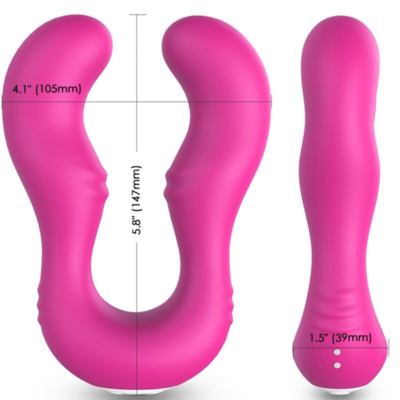 ARMONY - VIBRATORE SERAPH DOPPIO TELECOMANDO FUCSIA – Telecomando – foto 3