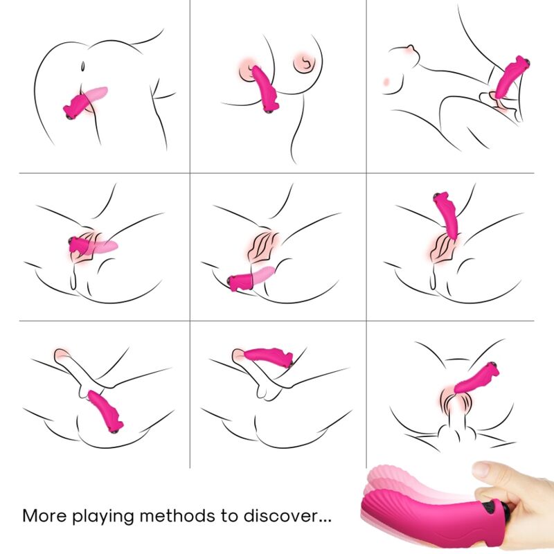 ARMONY - AURORA VIBRATORE FINGER FUCSIA – Mini vibratori – foto 2