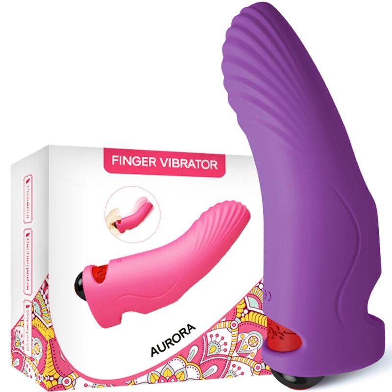 ARMONY - AURORA VIBRATORE FINGER VIOLA – Mini vibratori – foto 4