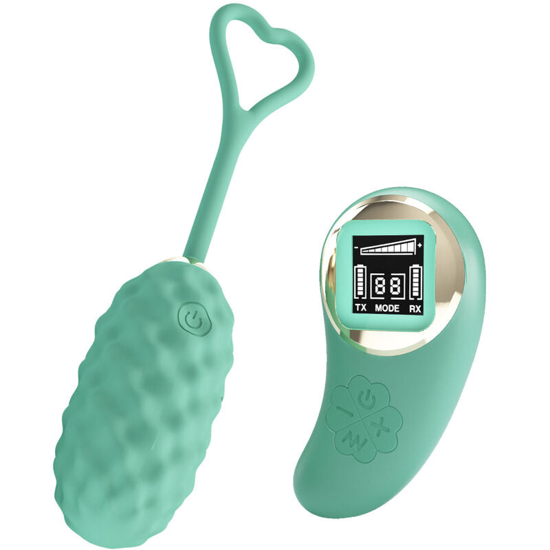 PRETTY LOVE - UOVO VIBRANTE CON TELECOMANDO VERDE VIVIAN – Uova vibranti