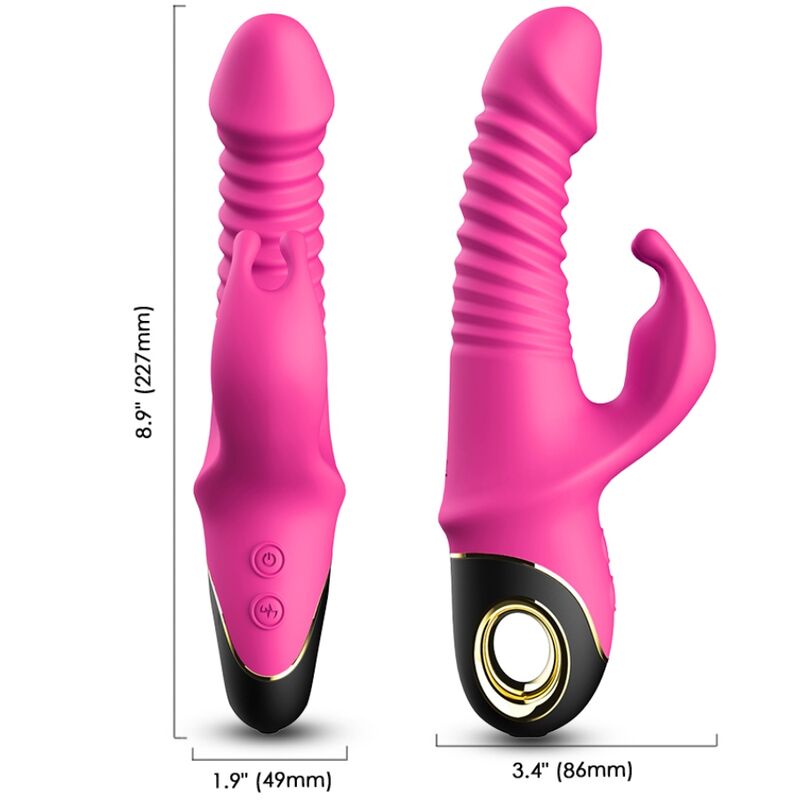 ARMONY - VIBRATORE ZING DILDO CONIGLIO FUCSIA – Vibratori di coniglio – foto 3