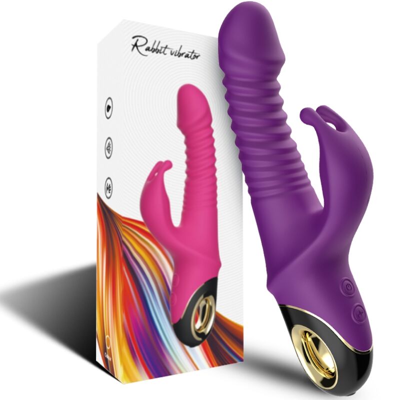 ARMONY - VIBRATORE ZING DILDO CONIGLIO VIOLA – Vibratori di coniglio – foto 5