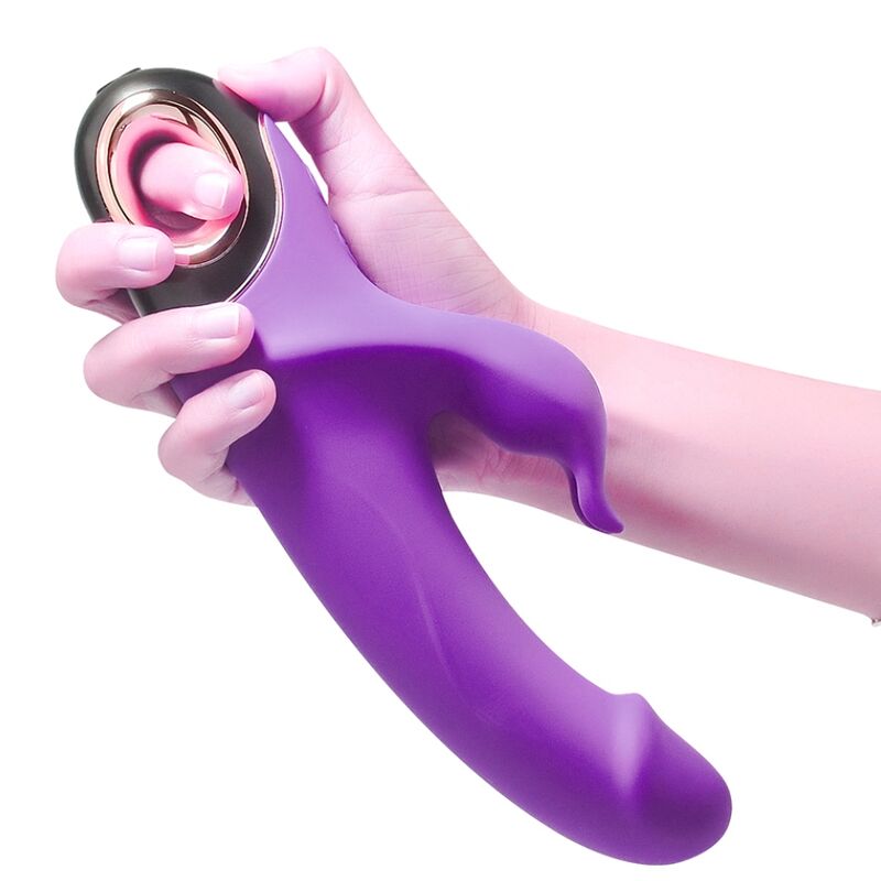 ARMONY - METEROR DILDO VIBRATORE CONIGLIO VIOLA – Vibratori di coniglio – foto 4