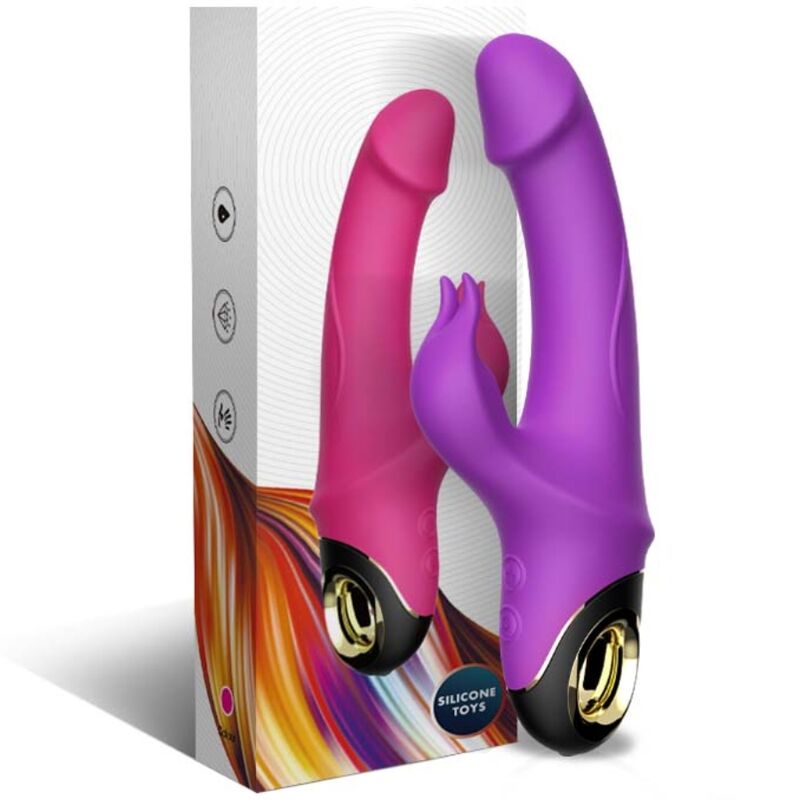 ARMONY - METEROR DILDO VIBRATORE CONIGLIO VIOLA – Vibratori di coniglio – foto 5