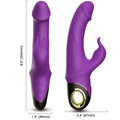 ARMONY - METEROR DILDO VIBRATORE CONIGLIO VIOLA – Vibratori di coniglio