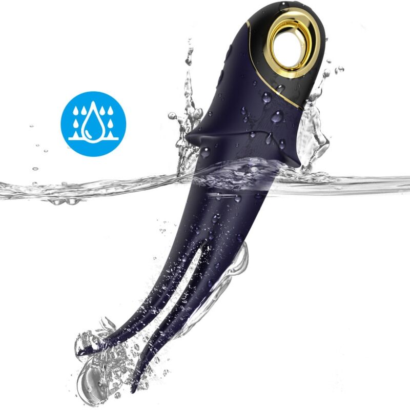 ARMONY - VIBRATORE OMBRA DOPPIA TESTA TEASING BLU – Per il clitoride – foto 3