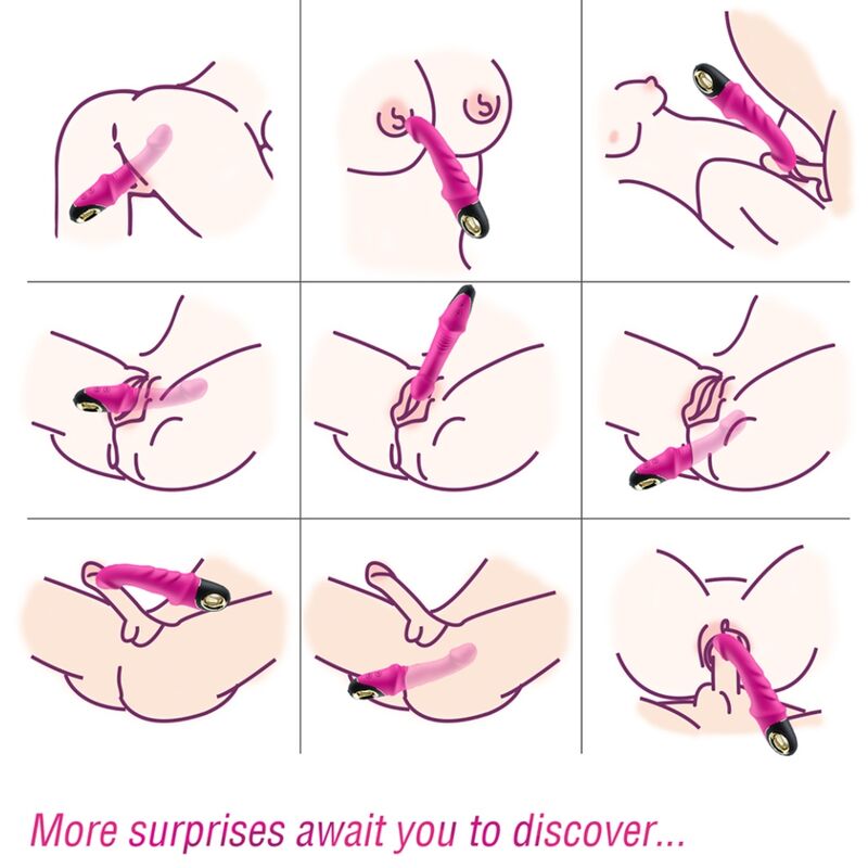 ARMONY - JOYBLADE DILDO VIBRATORE ROTATORE FUCSIA – Rotatori vibranti – foto 2