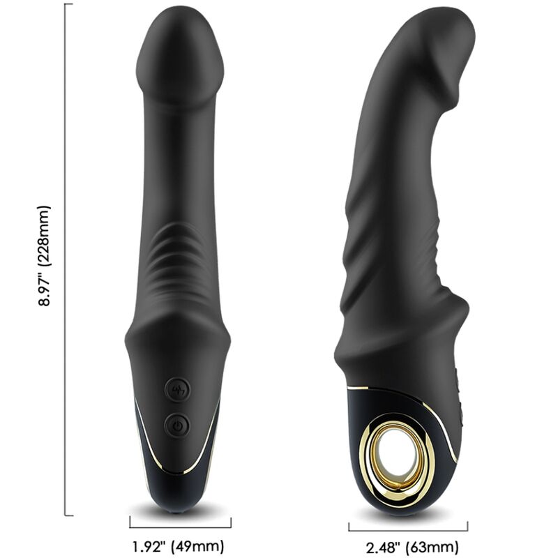 ARMONY - ROTATORE VIBRATORE DILDO JOYBLADE NERO – Rotatori vibranti