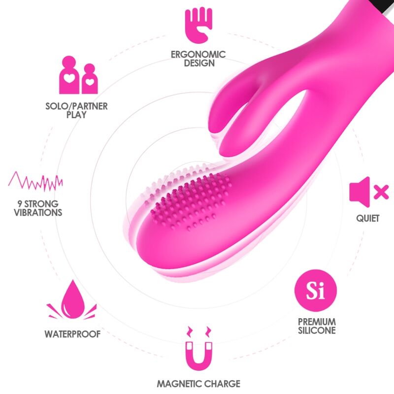 ARMONY - VIBRATORE CONIGLIO FUCSIA – Vibratori di coniglio – foto 3
