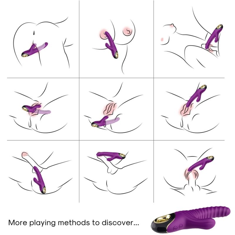 ARMONY - VIBRATORE ETERNITY IN SILICONE VIOLA – Vibratori di coniglio – foto 2