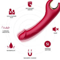 ARMONY - VIBRATORE E ROTATORE PRINCE DILDO ROSSO – Rotatori vibranti