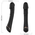 ARMONY - VIBRATORE DILDO IN SILICONE NERO – Vibratori realistici