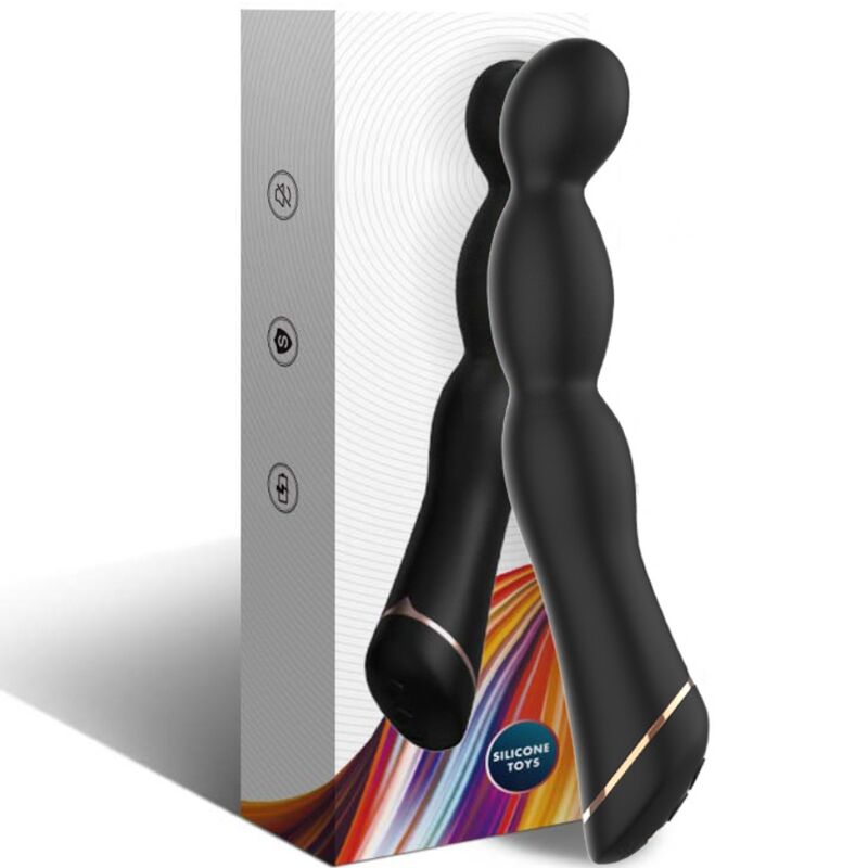 ARMONY - VIBRATORE BAMBU REGOLABILE NERO – Classici vibratori anali o vaginali – foto 4