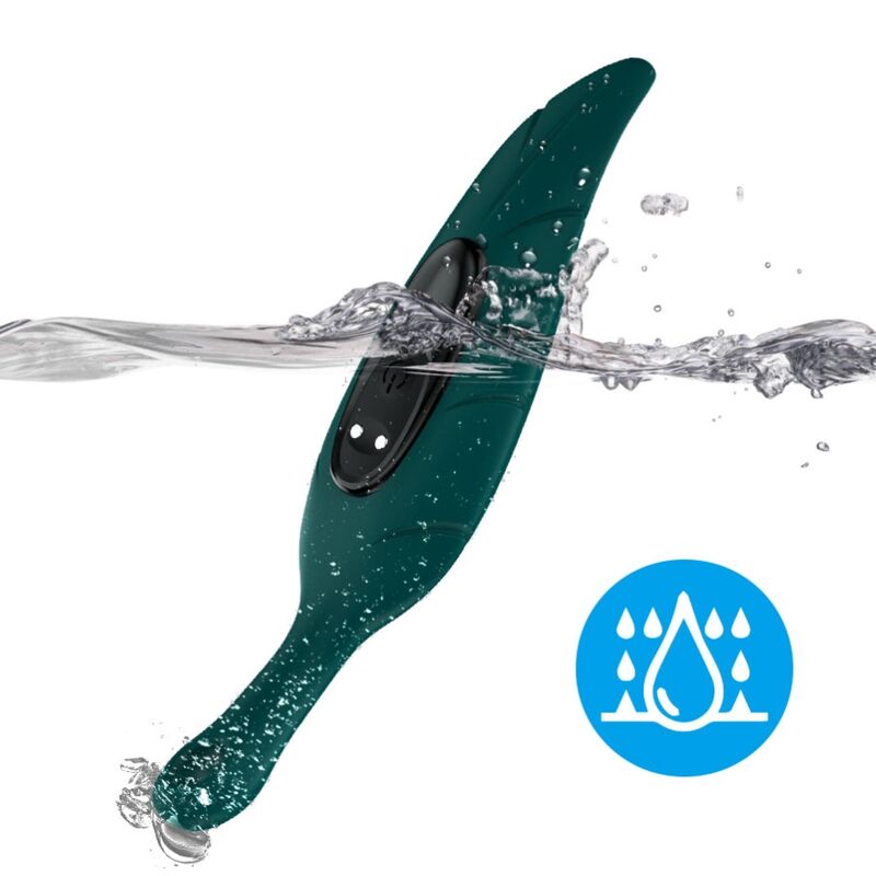 ARMONY - STIMOLATORE E VIBRATORE VERDE FOGLIA – Per il clitoride – foto 3