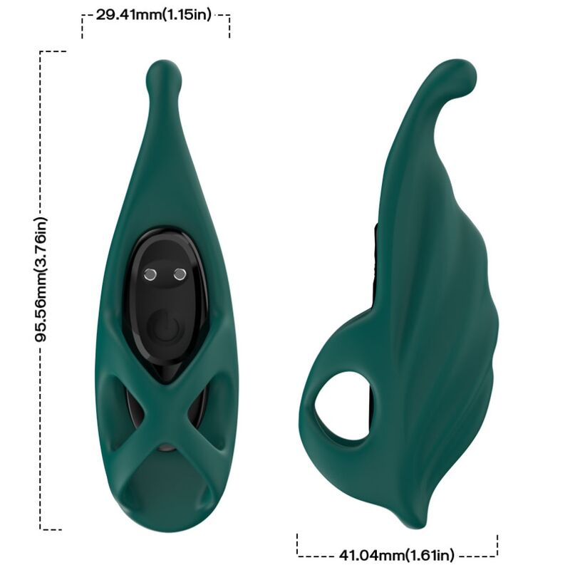 ARMONY - STIMOLATORE E VIBRATORE PER DITA VERDE – Per il clitoride – foto 4