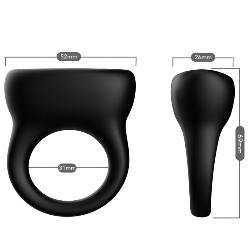 ARMONY - ANELLO VIBRATORE NERO – Cockring con vibrazione – foto 3