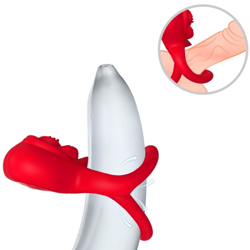 ARMONY - ANELLO VIBRATORE CUORE ROSSO – Cockring con vibrazione – foto 2
