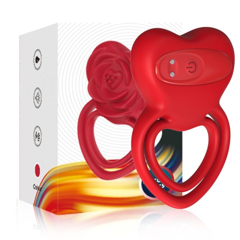 ARMONY - ANELLO VIBRATORE CUORE ROSSO – Cockring con vibrazione – foto 5