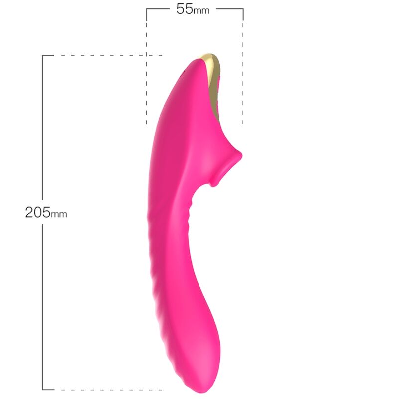 ARMONY - DUDU FUCHSIA CLITORIDE SUCKER – Stimolatore dell'aria nessuna vibrazione – foto 3