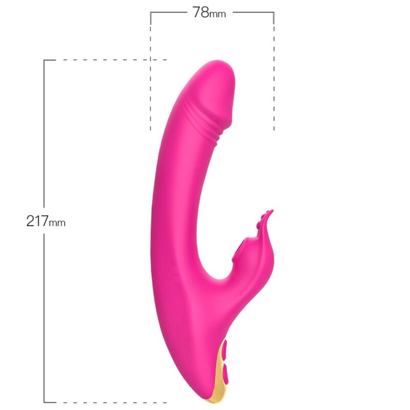 ARMONY - VENTOSA PER CLITORIDE E PUNTO G FUCSIA – Stimolatore dell'aria nessuna vibrazione – foto 2