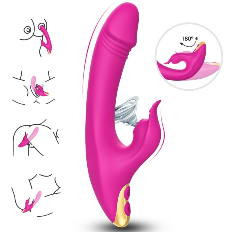 ARMONY - VENTOSA PER CLITORIDE E PUNTO G FUCSIA – Stimolatore dell'aria nessuna vibrazione