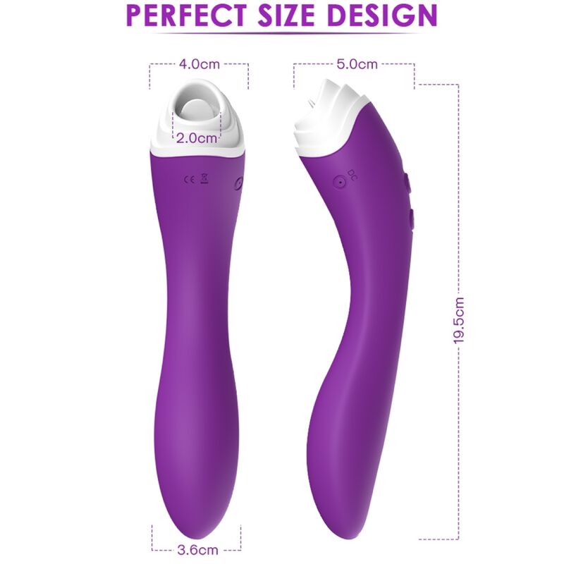 ARMONY - FAIRYLAND LECCATA CLIT VIBRANTE E VIBRATORE VIOLA – Stimolatore d'aria con vibrazione – foto 4