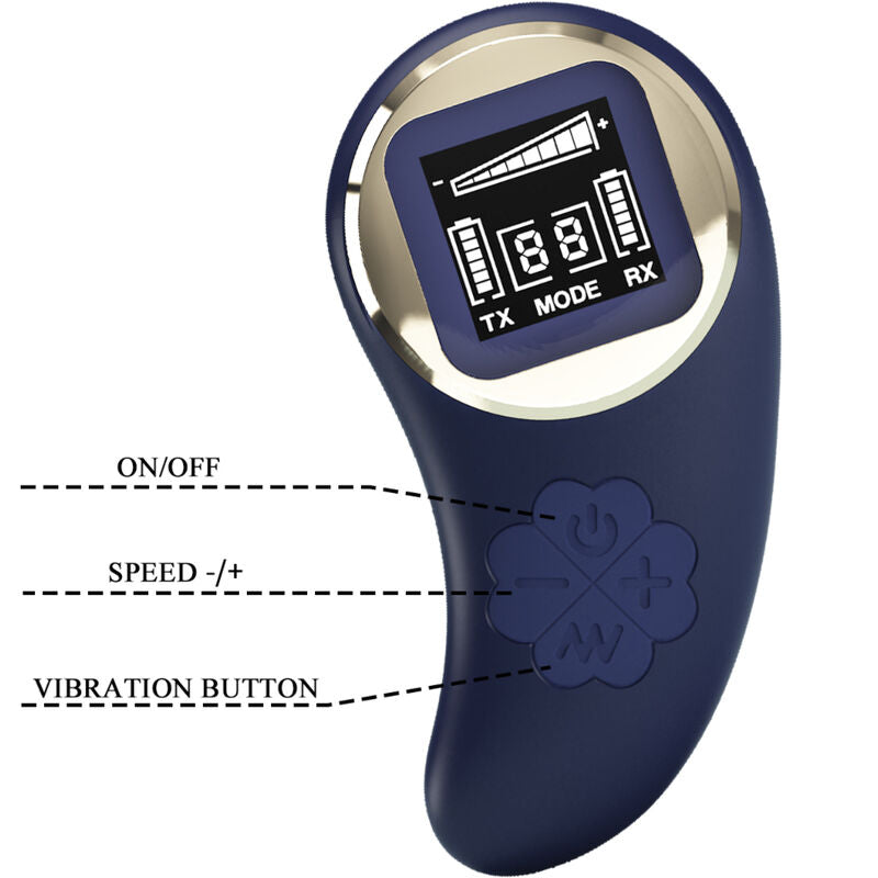 PRETTY LOVE - TELECOMANDO UOVO VIBRANTE MINA BLU – Uova vibranti – foto 4