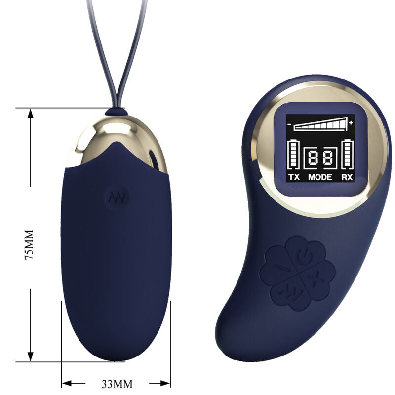 PRETTY LOVE - TELECOMANDO UOVO VIBRANTE MINA BLU – Uova vibranti – foto 3