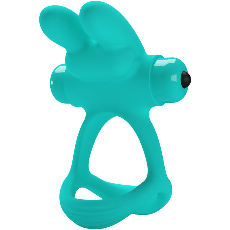 PRETTY LOVE - ANELLO VIBRATORE CONIGLIO VERDE DANTE – Cockring con vibrazione