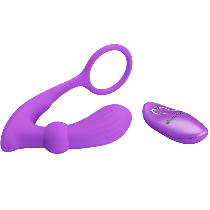PRETTY LOVE - ANELLO WARREN E VIBRATORE ANALE VIOLA – Vibratori anali – foto 3