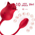 ARMONY - VIBRATORE ROSA CON COLA ROSSO – Stimolatore d'aria con vibrazione