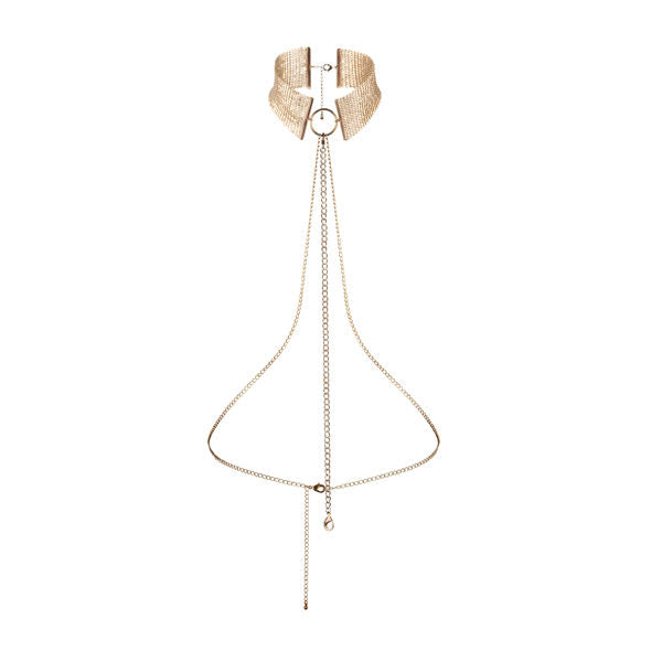 BIJOUX INDISCRETS - DÃSIR MÃTALLIQUE COLLANA METALLICA DORATA – Gioielli per il corpo – foto 2