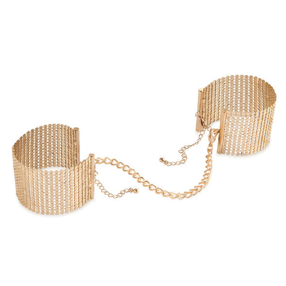 BIJOUX INDISCRETS - DÃSIR MÃTALLIQUE MANETTE IN RETE DI METALLO DORATO – Mogli
