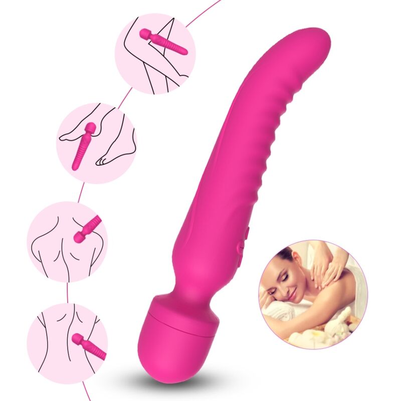 ARMONY - MISSION MASSAGGIATORE E VIBRATORE EFFETTO CALORE FUCSIA – Per il clitoride – foto 2