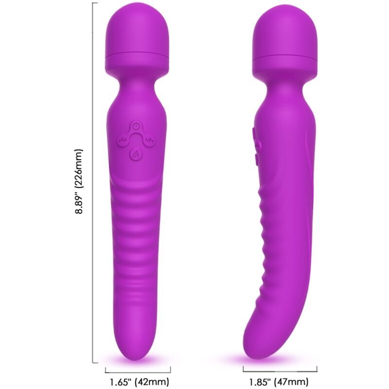 ARMONY - MASSAGGIATORE E VIBRATORE MISSION EFFETTO CALORE VIOLA – Per il clitoride – foto 2