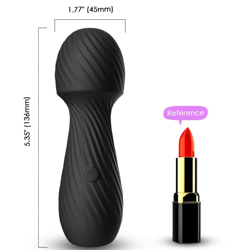 ARMONY - MASSAGGIATORE E VIBRATORE DAZZLE PICCOLO NERO – Per il clitoride