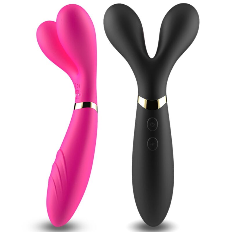 ARMONY - MASSAGGIATORE E VIBRATORE A Y-WAND DOPPIA TESTA FUCSIA – Per il clitoride – foto 4