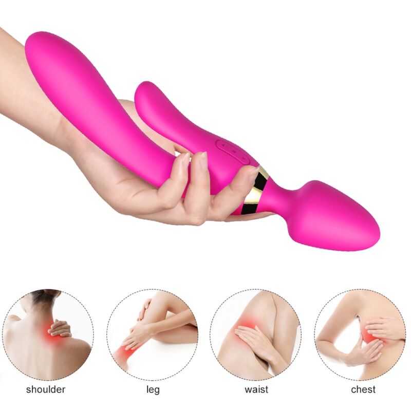 ARMONY - MASSAGGIATORE E VIBRATORE RABBIT FUCSIA – Per il clitoride – foto 2