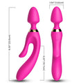 ARMONY - MASSAGGIATORE E VIBRATORE RABBIT FUCSIA – Per il clitoride