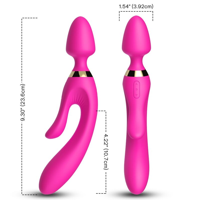 ARMONY - MASSAGGIATORE E VIBRATORE RABBIT FUCSIA – Per il clitoride