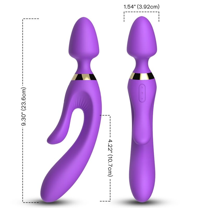ARMONY - MASSAGGIATORE E VIBRATORE RABBIT VIOLA – Per il clitoride
