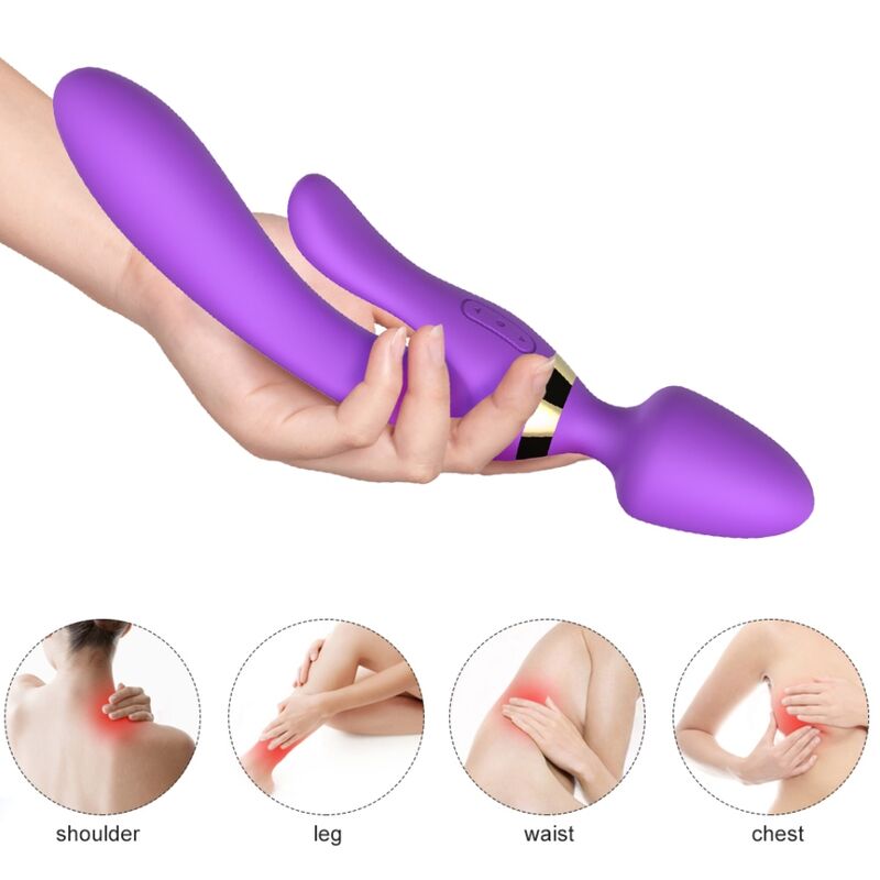 ARMONY - MASSAGGIATORE E VIBRATORE RABBIT VIOLA – Per il clitoride – foto 2
