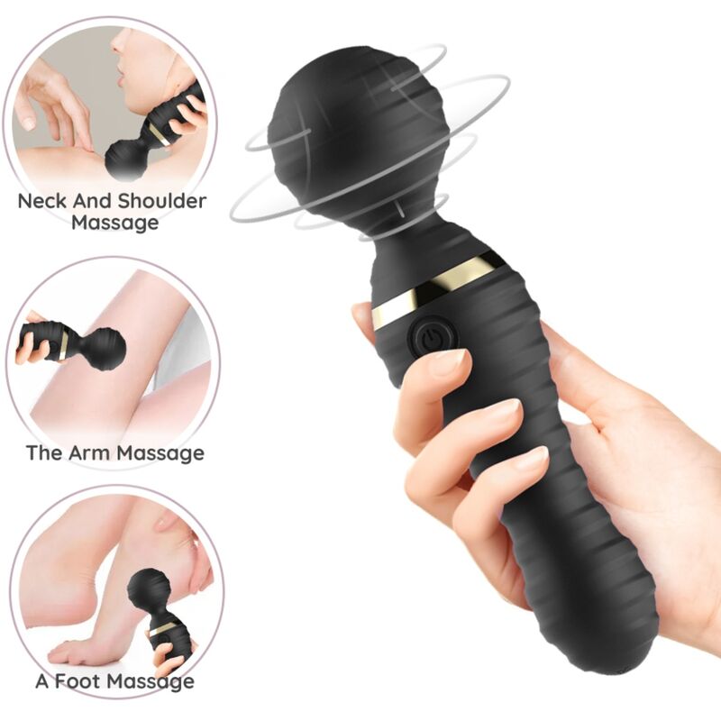 ARMONY - MASSAGGIATORE E VIBRATORE FREEDO PICCOLO NERO – Per il clitoride
