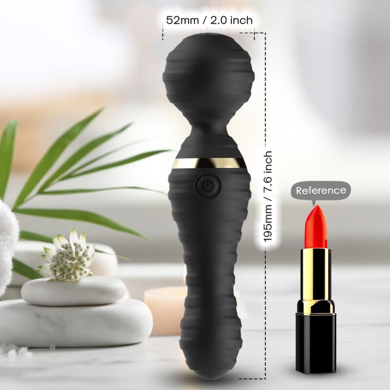 ARMONY - MASSAGGIATORE E VIBRATORE FREEDO PICCOLO NERO – Per il clitoride – foto 2