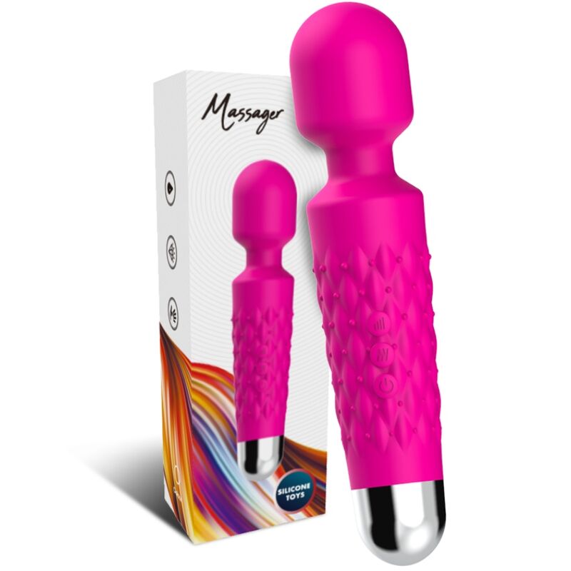 ARMONY - MASSAGGIATORE E VIBRATORE POSTINO TESTA SUPER FLESSIBILE FUCSIA – Per il clitoride – foto 4