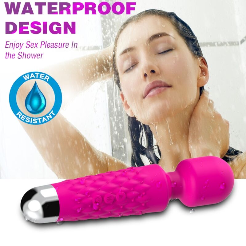 ARMONY - MASSAGGIATORE E VIBRATORE POSTINO TESTA SUPER FLESSIBILE FUCSIA – Per il clitoride – foto 3