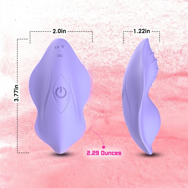 ARMONY - MUTANDINA INDOSSABILE WHISPER VIBRATORE TELECOMANDO VIOLA – Per il clitoride – foto 2